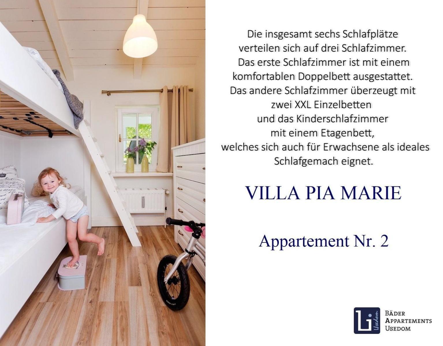 Villa Pia Marie App 2 Heringsdorf  Exteriör bild